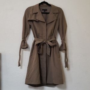 Banana republic trench dress olive green